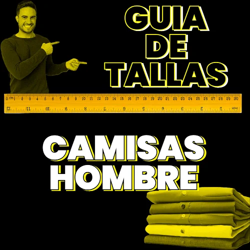 guia tallas camisas hombre